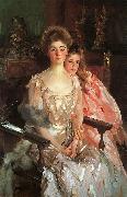 John Singer Sargent Mrs Fiske Warren her Daughter Rachel oil painting artist